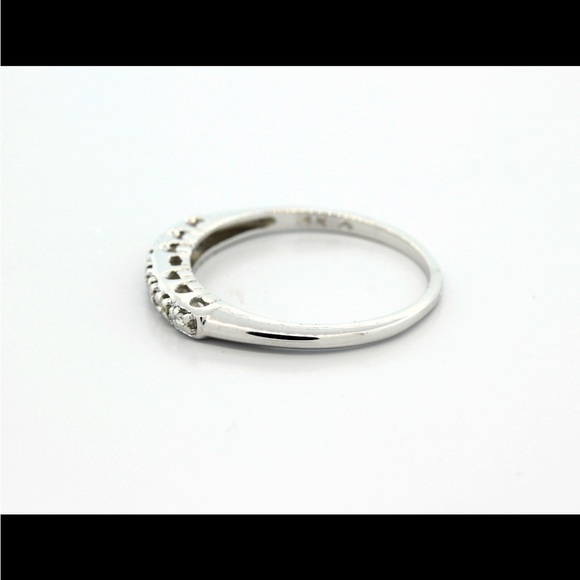 Vintage diamond half eternity band - Picture 2 of 5